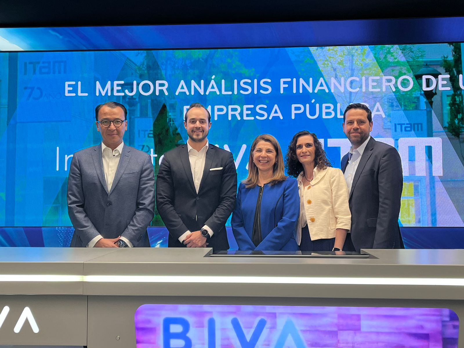 Foto: Directivos de BIVA y del ITAM